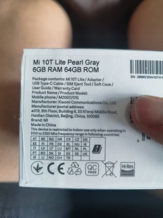 Xiaomi mi 10 T lite 5G