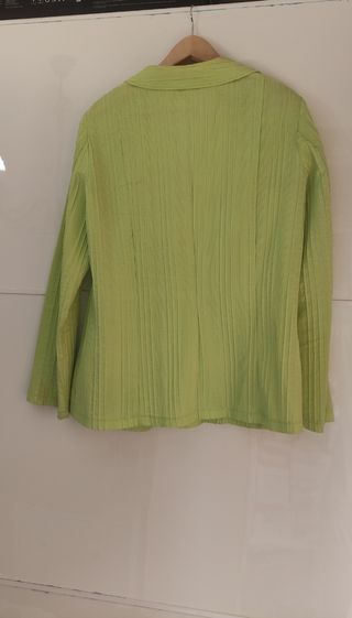 Chaqueta verde verano mujer talla 48