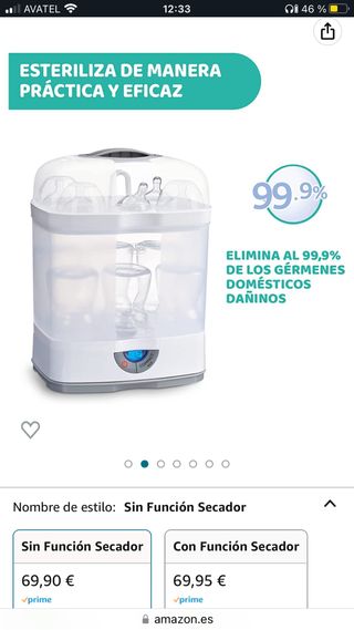 Esterilizador chicco