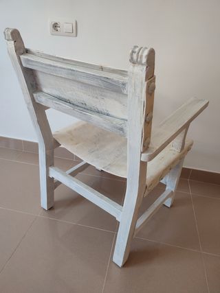 silla castellana sillón mueble castellano butacón