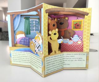 Libro 3D Ricitos de oro