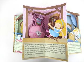 Libro 3D Ricitos de oro