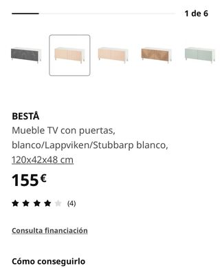 Mueble TV Ikea Modelo "Besta"