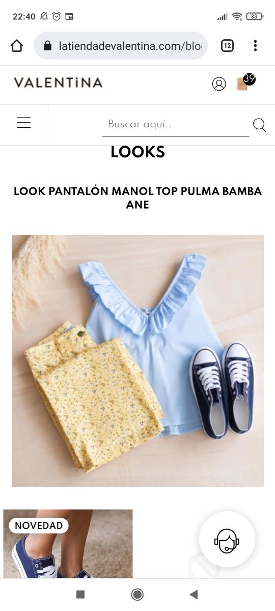 Pantalón culotte Valentina