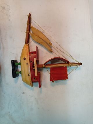 galeone in legno fatto a mano