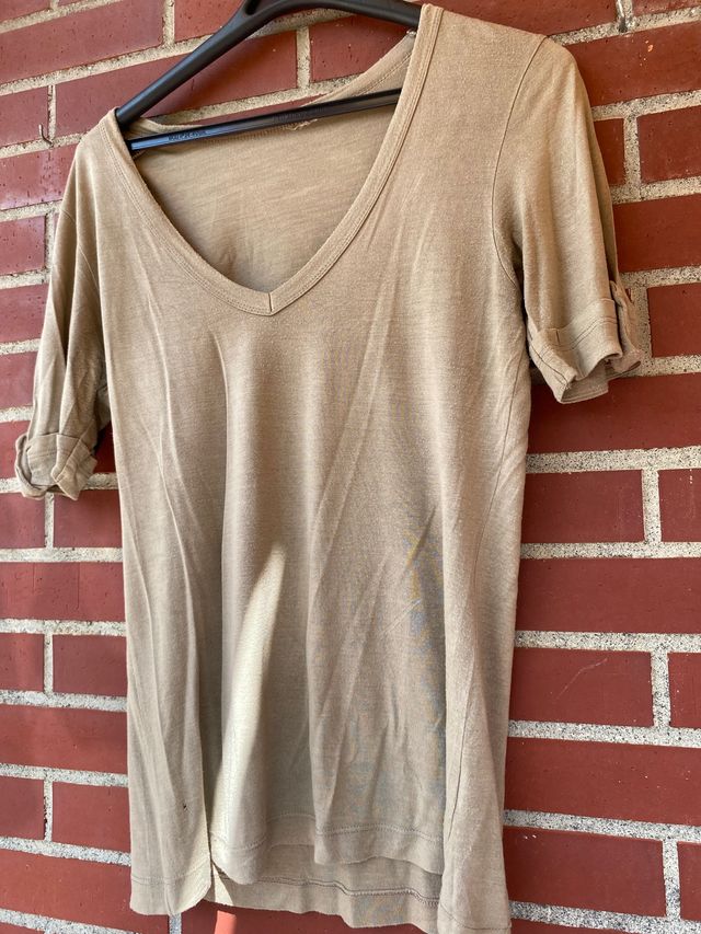 Pantalón lino pirata color piedra Balizza