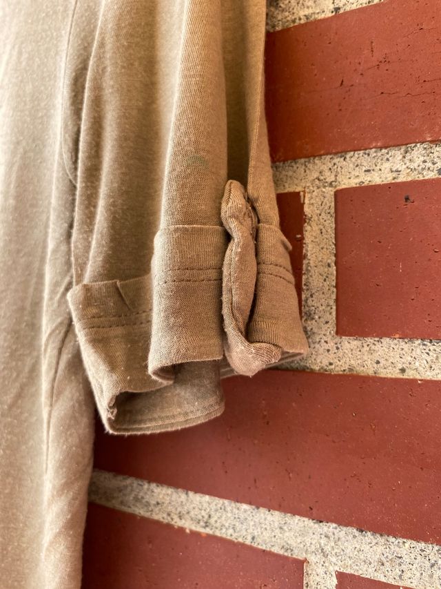 Pantalón lino pirata color piedra Balizza