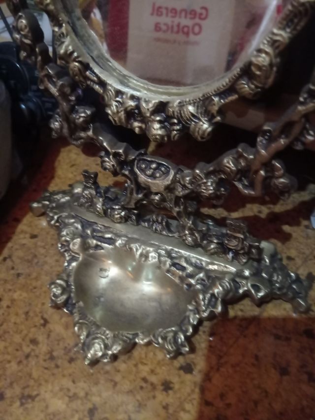 Espejo bronce años 50