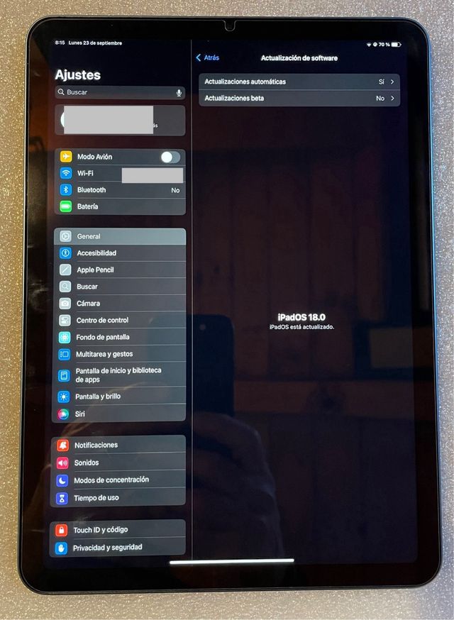 Apple iPad Air 5ª gen. Chip M1 (ver *)