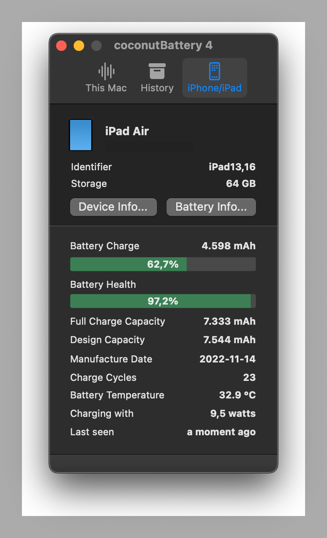 Apple iPad Air 5ª gen. Chip M1 (ver *)