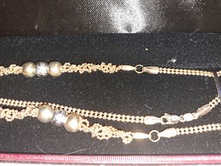 COLLAR Y PULSERA SIN ESTRENAR (LEER DESCRIPCIÓN)