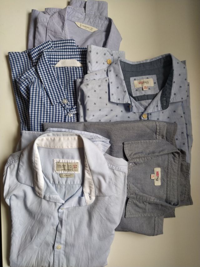 5 camisas niño 13-14 años