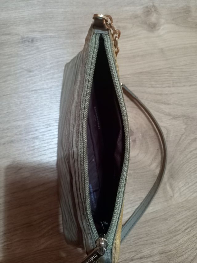 Bolso Dorado atornasolado ceremonia