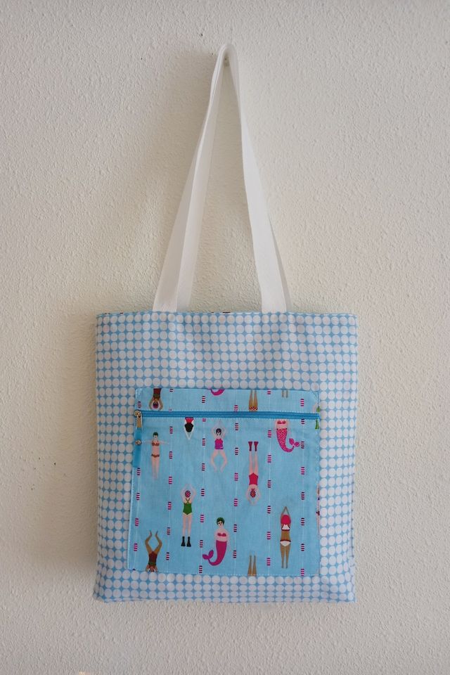 BOLSO TOTE BAG REVERSIBLE Natación