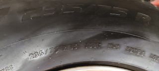 4 Llantas Ssangyong Mitsubishi etc, con neumáticos