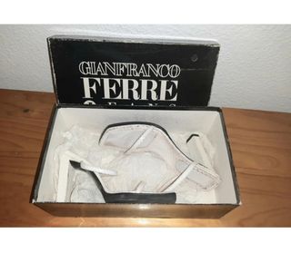 Tacones abiertos GF ferre pitón 38