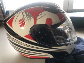 Casco AGV K-4 Evo ed. limitada firmado por pilotos