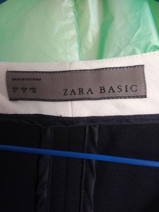 Traje azul chaqueta y falda