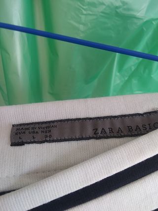 Traje azul chaqueta y falda