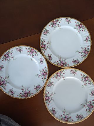 Platos porcelana Royal Albert