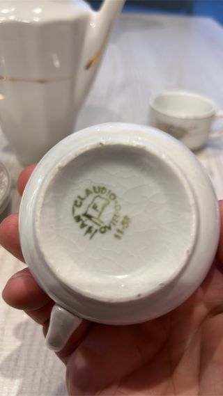 LOTE PORCELANA CAFÉ