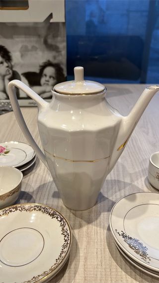 LOTE PORCELANA CAFÉ