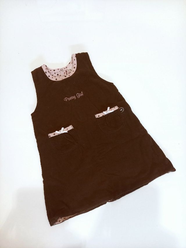 Completino bambina salopet gonna e body