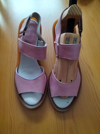 Sandalias color rosa, talla 39 de El Naturalista
