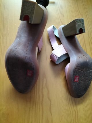 Sandalias color rosa, talla 39 de El Naturalista