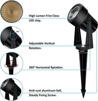 8 Focos Proyector Exterior, 28m SIN ESTRENAR