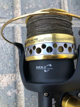 Carrete okuma jigging spining