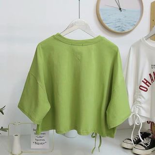 ❇️Camiseta. Top corto verano, mujer.