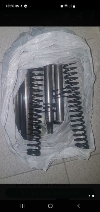 suspensión delanter triumph thruxton 900 efi