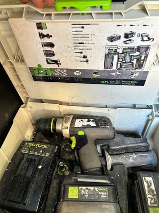 Taladro atornillador batería festool