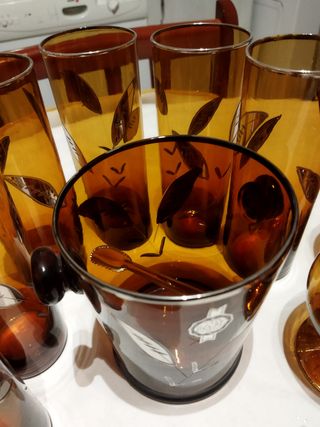 copas cognac Napoleón, cubitera y vasos whisky