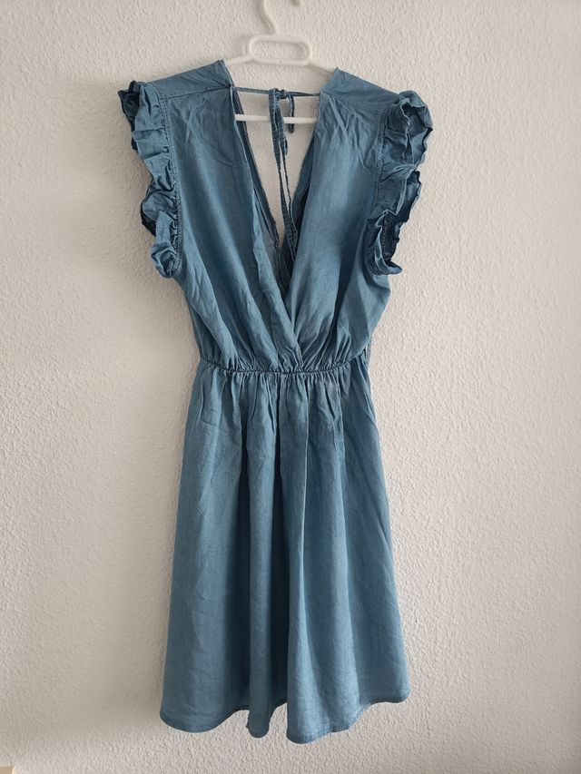 Vestido efecto vaquero