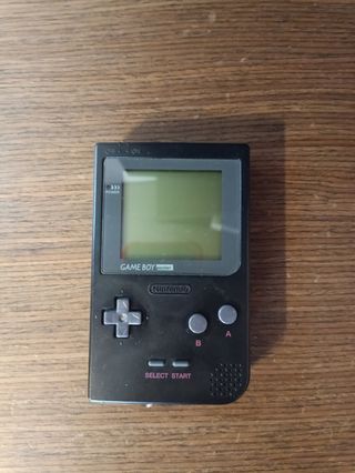 game boy pocket negra y juegos