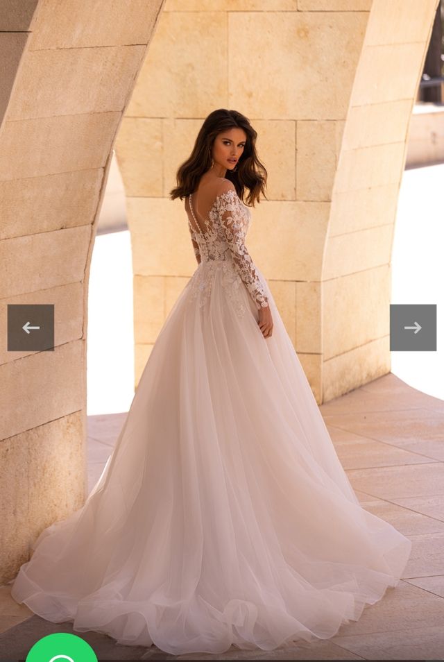 Alquiler vestido novia talla xxs