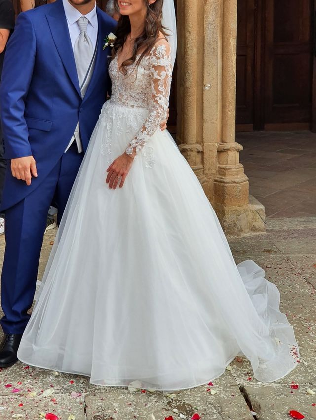 Alquiler vestido novia talla xxs