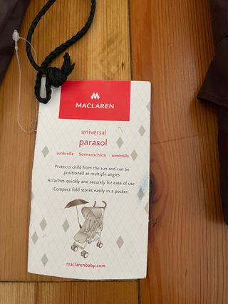 NUEVA-Sombrilla marrón Maclaren