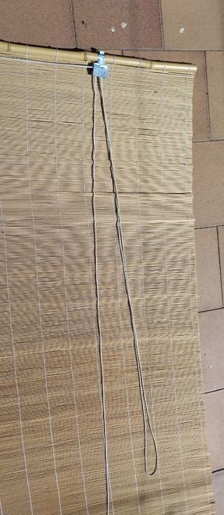 Estor de mimbre y bambu