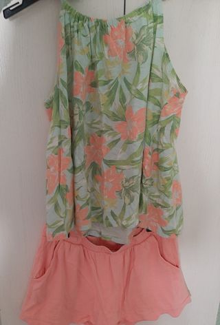conjunto de camisa y pantalón de zara