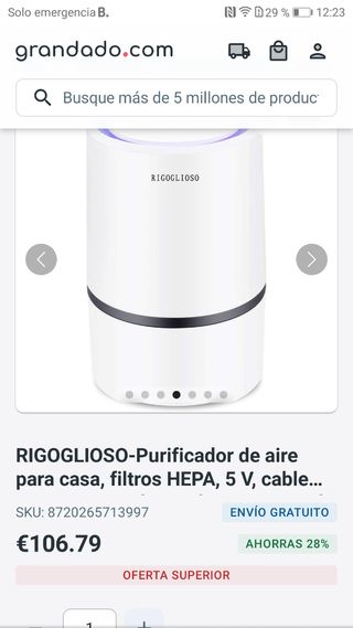 purificador de aire hoy 25e
