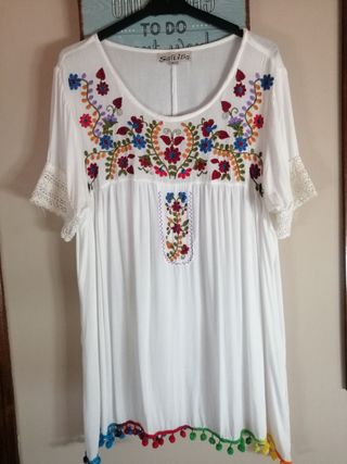 Blusa bordada Hobo Chip