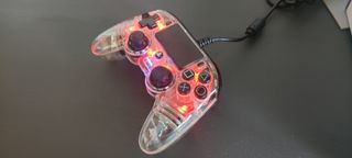 NACON X2 pack DualShock4 PS4 Red Crystal/Blue Crys