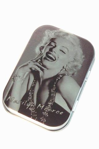 Cajita metálica de Marilyn Monroe
