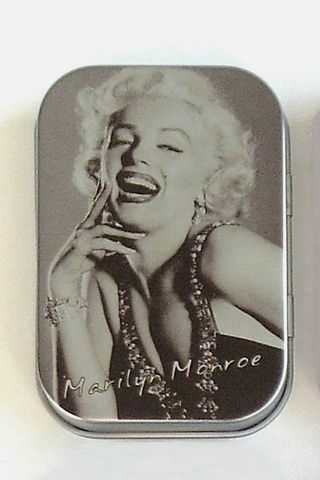 Cajita metálica de Marilyn Monroe