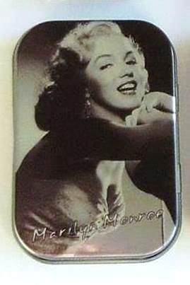 Cajita metálica de Marilyn Monroe