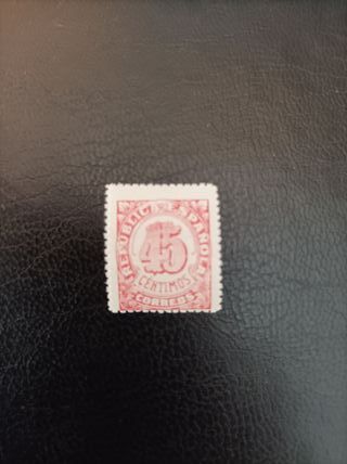 Sello España NE.29 rosa de la serie "cifras" 1938