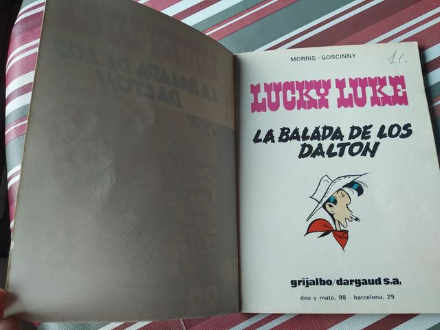 Cómic Lucky Luke Balada de los Dalton